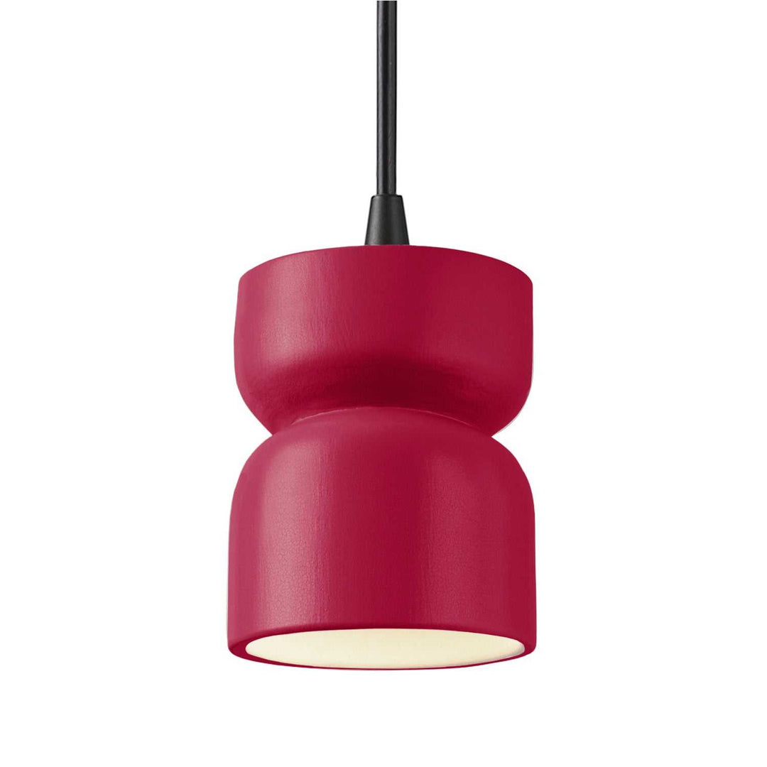 Radiance One Light Pendant in Cerise Justice Designs