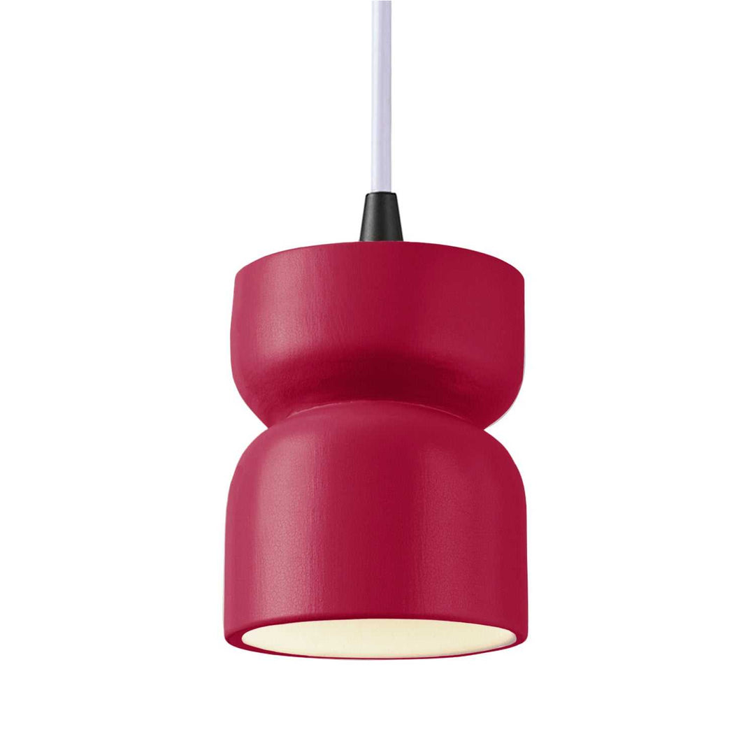 Radiance One Light Pendant in Cerise Justice Designs