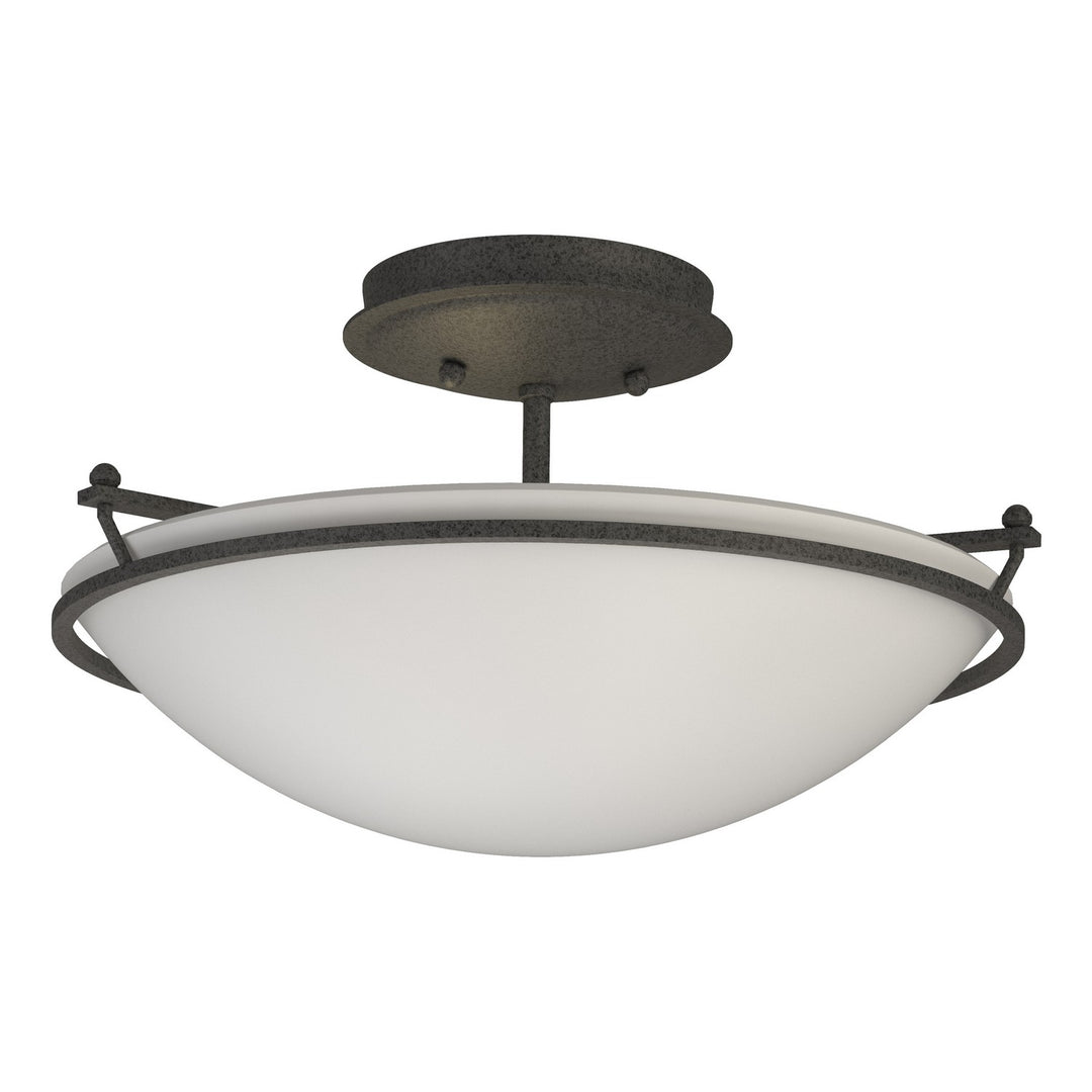 Hubbardton Forge Canada - 124302-SKT-20-GG0047 - Two Light Semi-Flush Mount - Simple Lines - Natural Iron