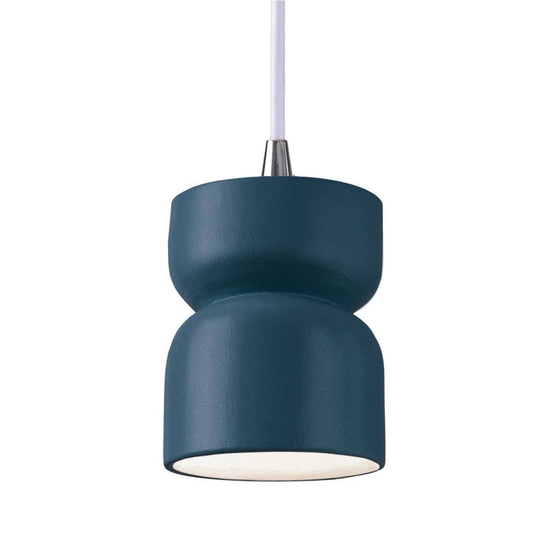 Radiance One Light Pendant in Midnight Sky Justice Designs
