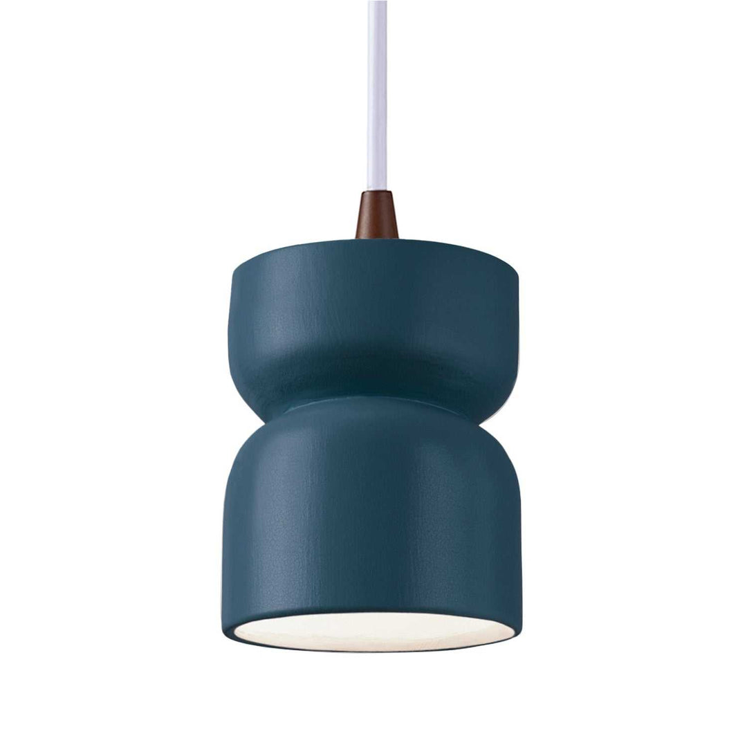 Radiance One Light Pendant in Midnight Sky Justice Designs