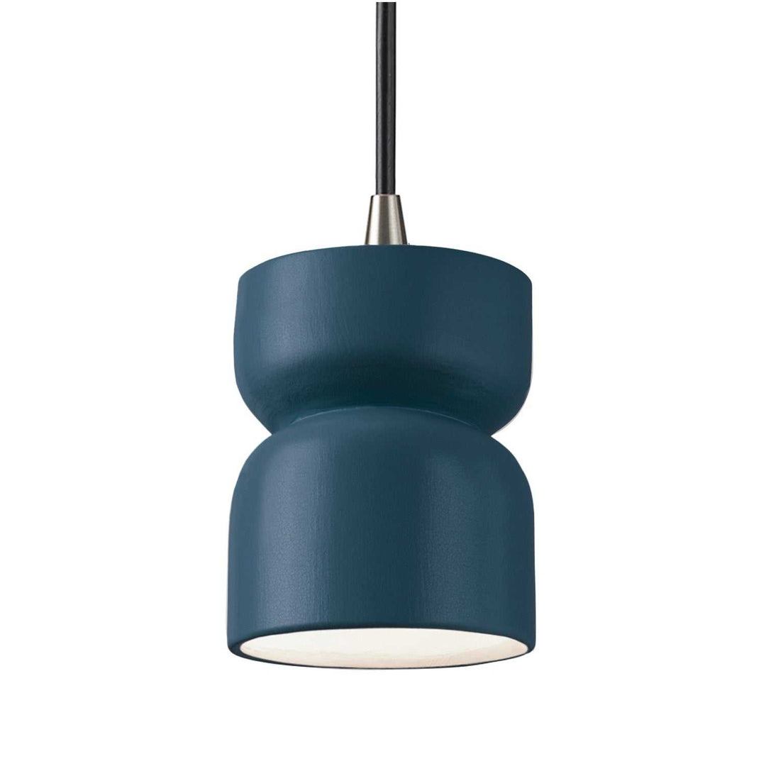 Radiance One Light Pendant in Midnight Sky Justice Designs
