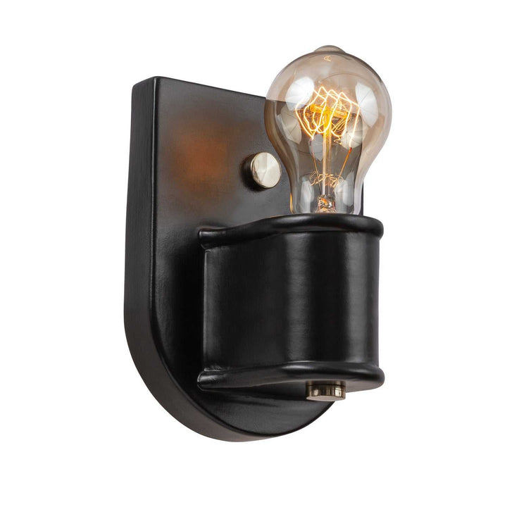 American Classics One Light Wall Sconce in Carbon - Matte Black Justice Designs