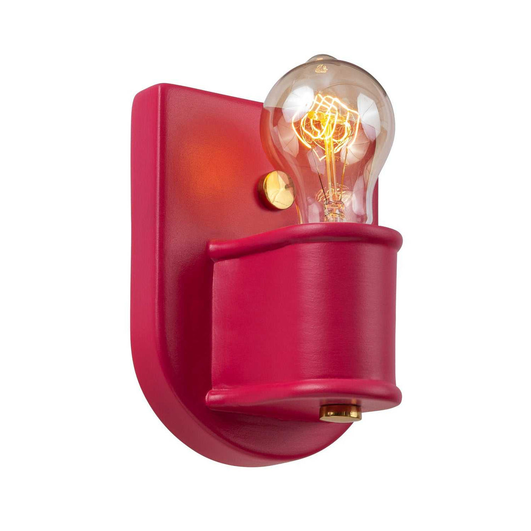 American Classics One Light Wall Sconce in Cerise Justice Designs