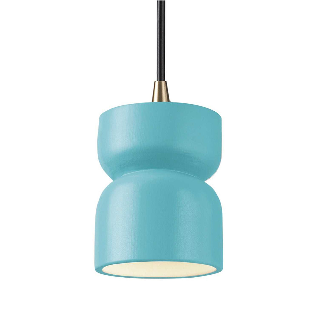 Radiance One Light Pendant in Reflecting Pool Justice Designs