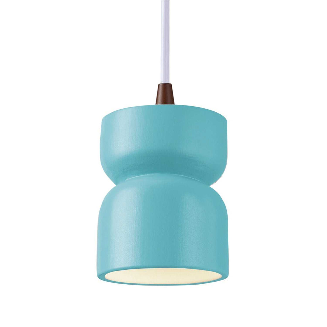 Radiance One Light Pendant in Reflecting Pool Justice Designs