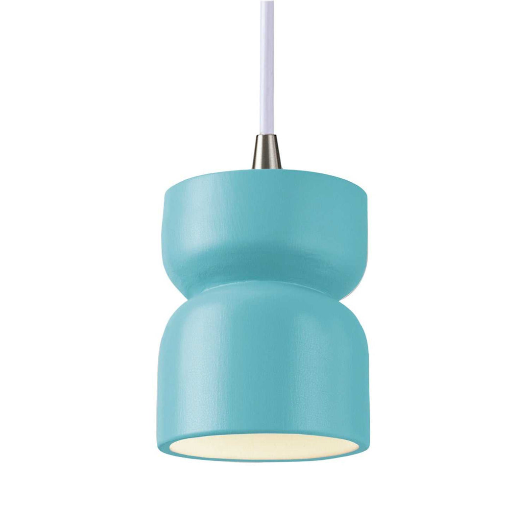 Radiance One Light Pendant in Reflecting Pool Justice Designs
