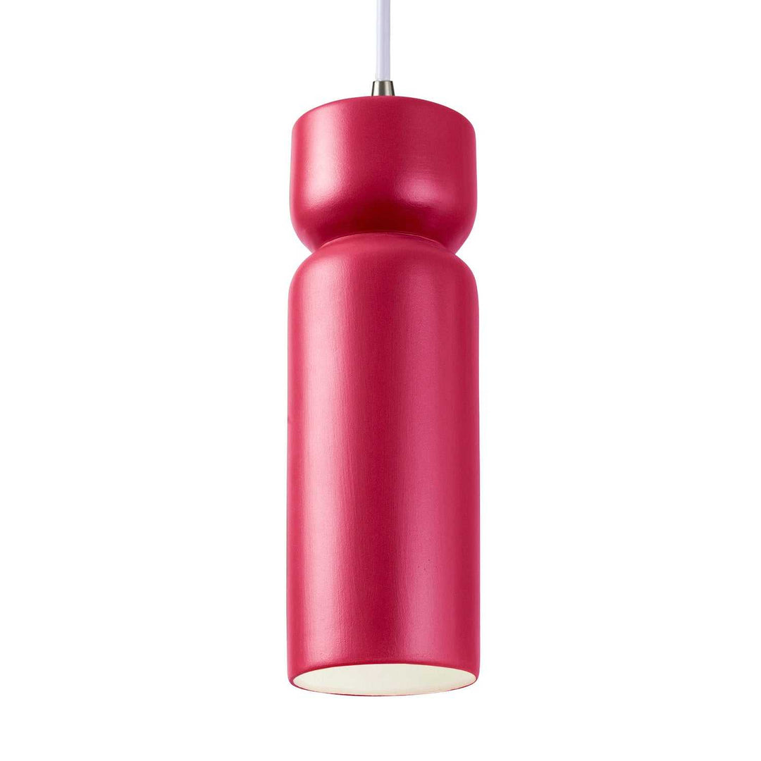 Radiance One Light Pendant in Cerise Justice Designs
