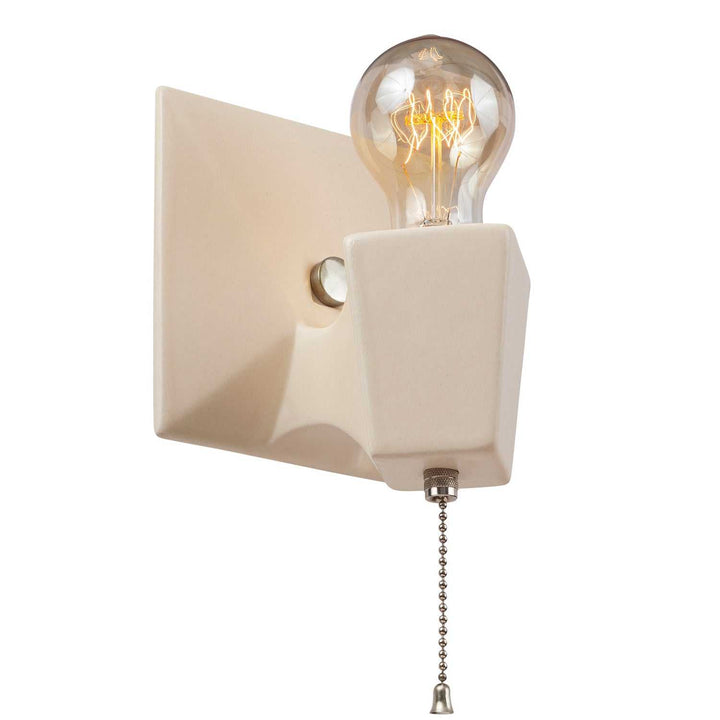 American Classics One Light Wall Sconce in Matte White Justice Designs