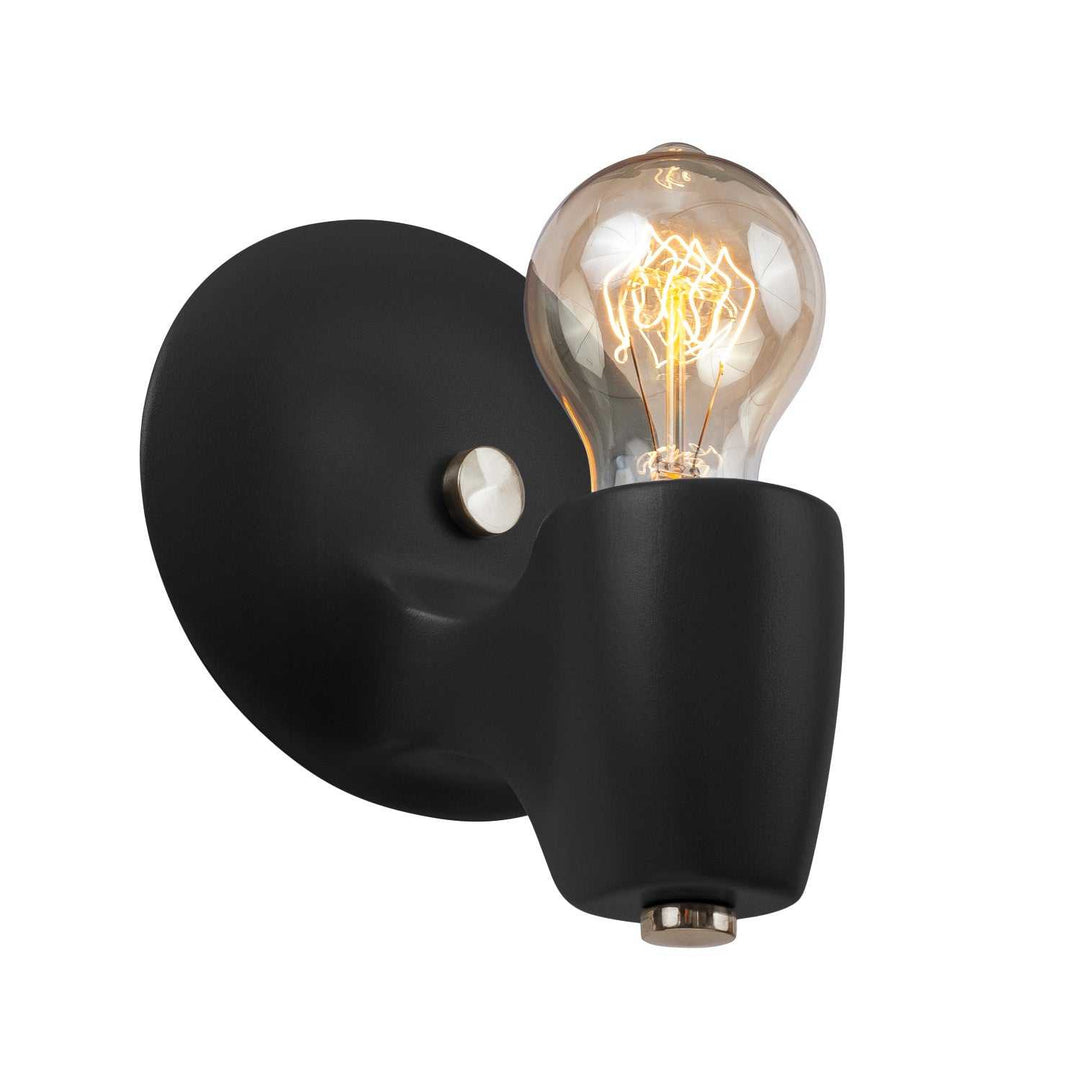 American Classics One Light Wall Sconce in Carbon - Matte Black Justice Designs