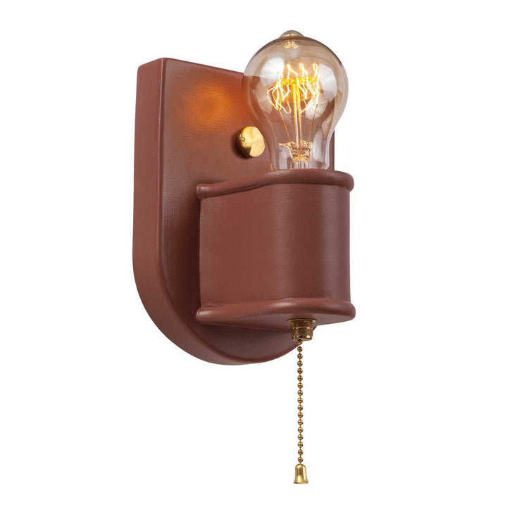 American Classics One Light Wall Sconce in Canyon Clay Justice Designs