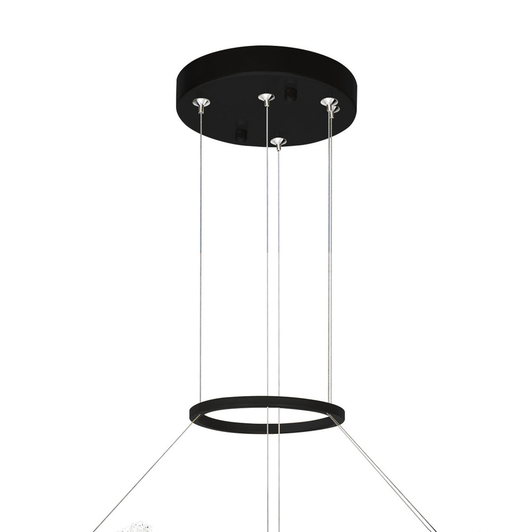 CWI Lighting Canada - 1246P32-101 - LED Chandelier - Guadiana - Black & Satin Gold