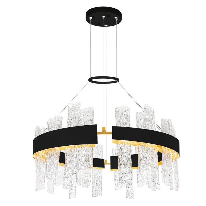 CWI Lighting Canada - 1246P32-101 - LED Chandelier - Guadiana - Black & Satin Gold