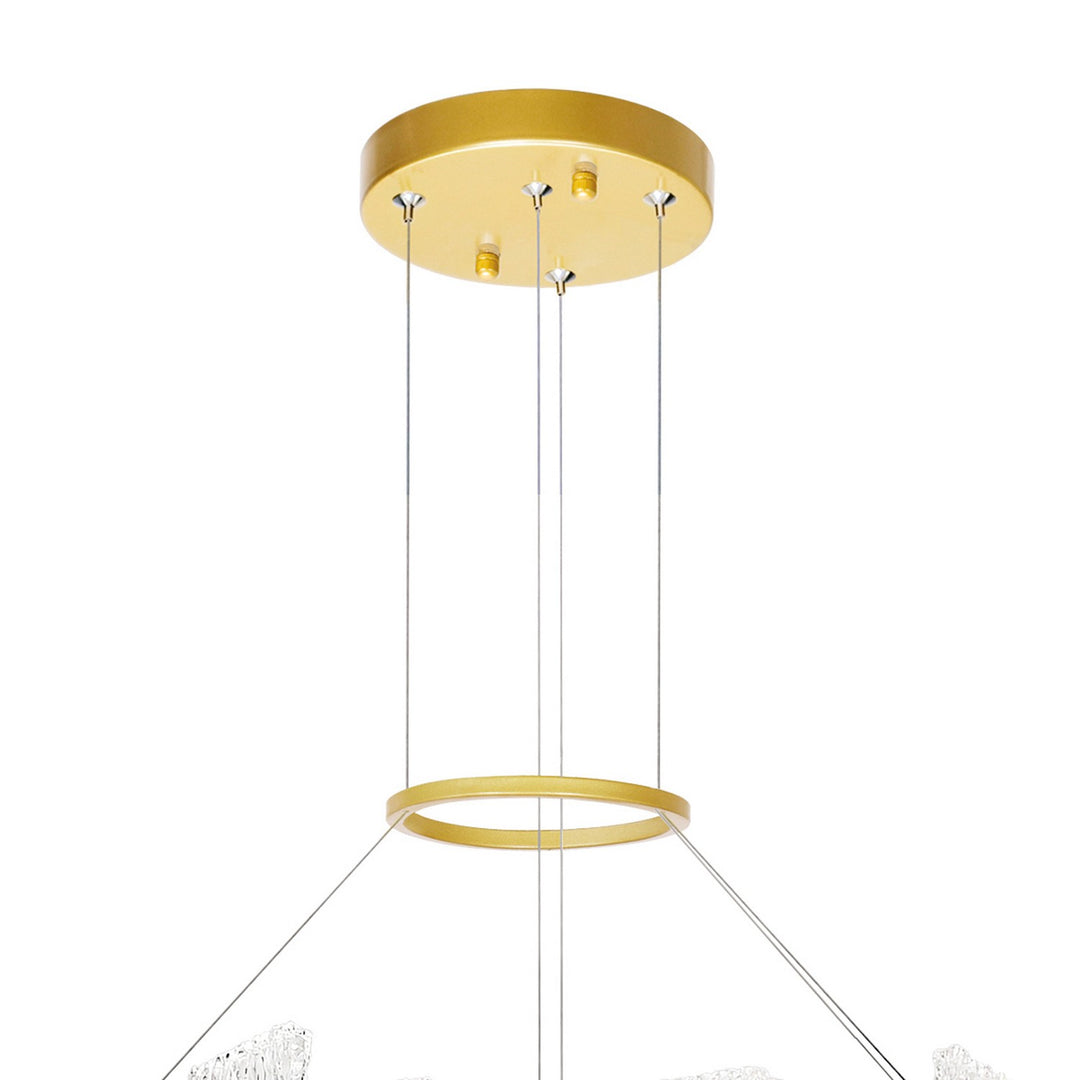 CWI Lighting Canada - 1246P32-602 - LED Chandelier - Guadiana - Satin Gold