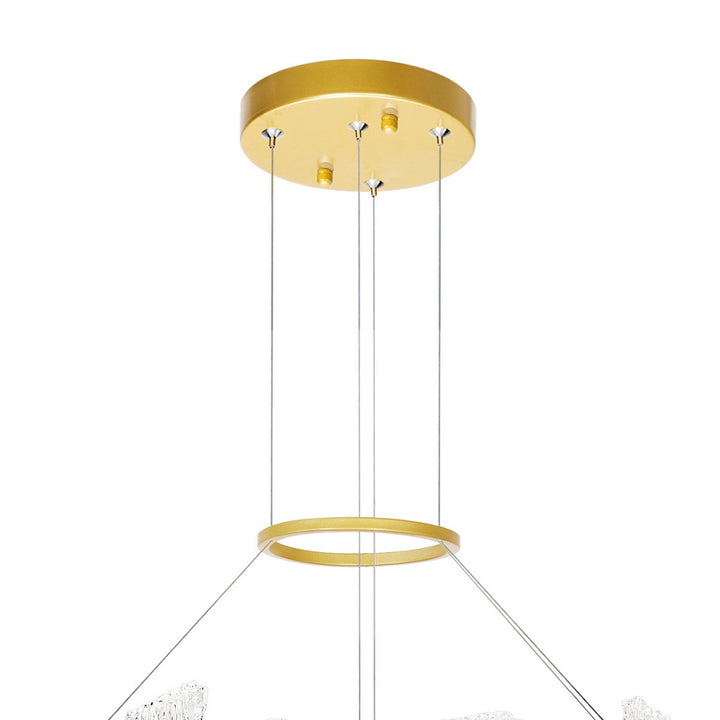 CWI Lighting Canada - 1246P32-602 - LED Chandelier - Guadiana - Satin Gold