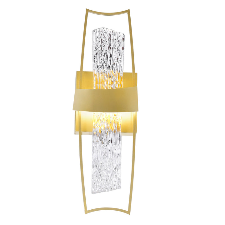Guadiana LED Wall Sconce in Satin Gold - available from The Lighting Shoppe, trusted by Canadian homeowners