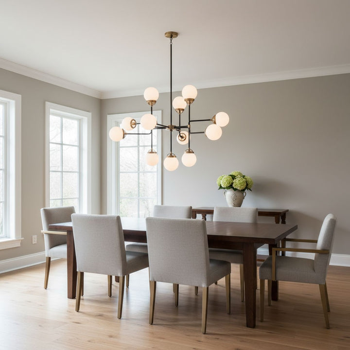 Visual Comfort Studio Canada - 3187912-848 - 12 Light Chandelier - Cafe - Satin Brass