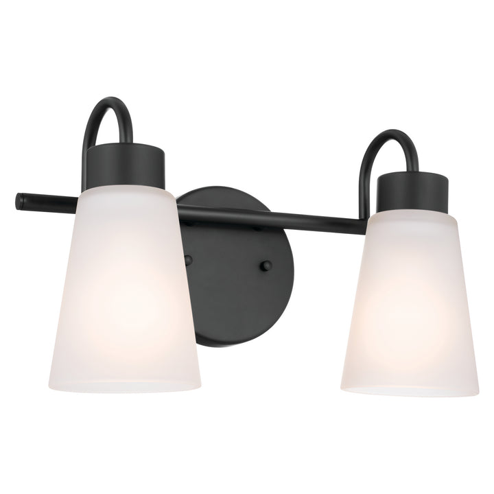Kichler Canada - 55125BK - Two Light Bath - Erma - Black