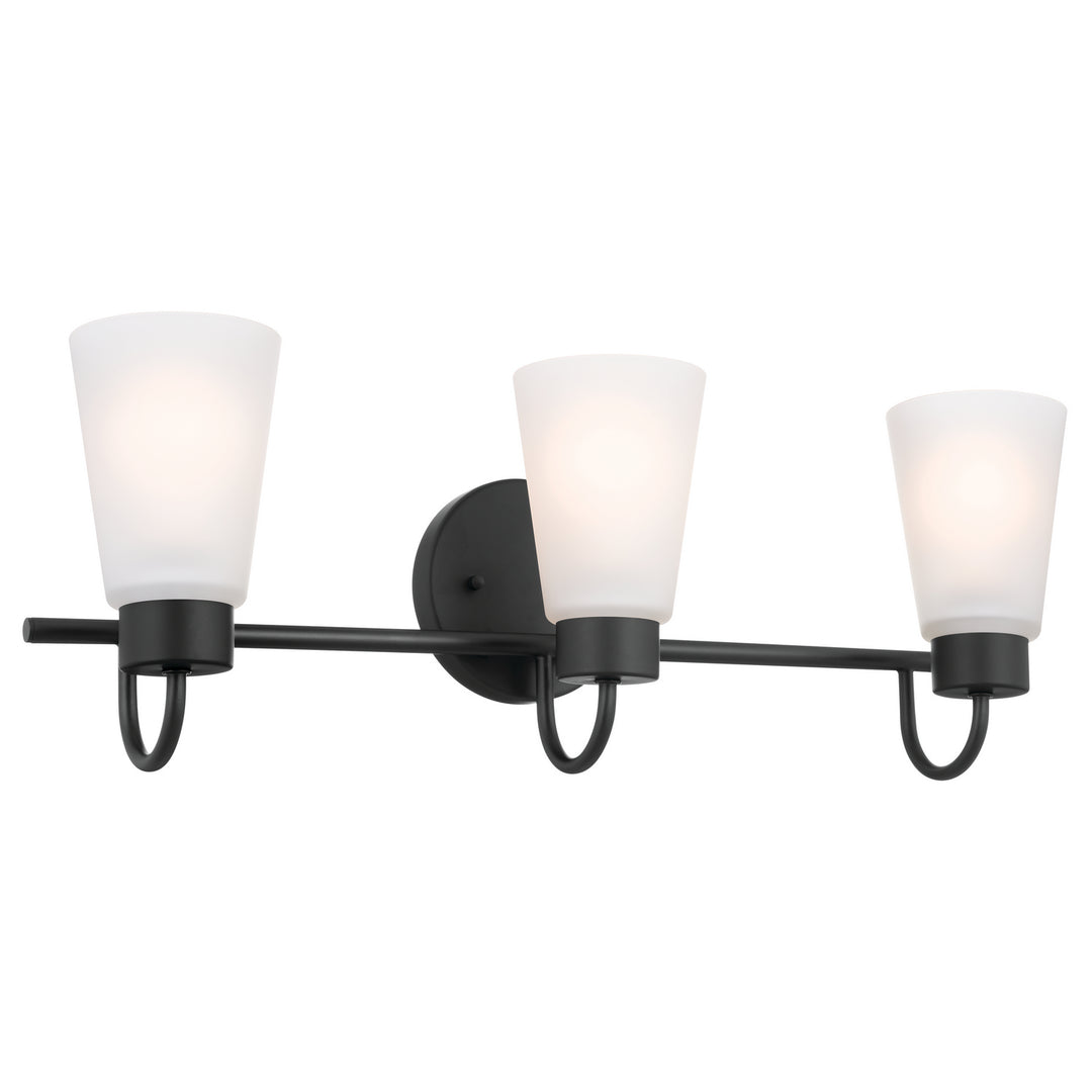 Kichler Canada - 55126BK - Three Light Bath - Erma - Black