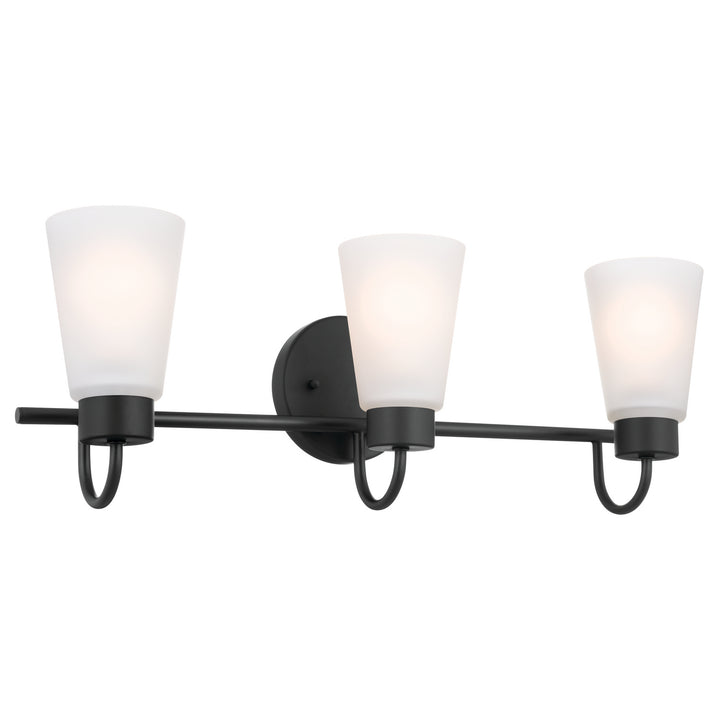 Kichler Canada - 55126BK - Three Light Bath - Erma - Black