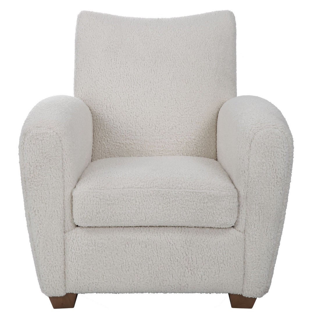 Teddy Accent Chair in White - available from The Lighting Shoppe, trusted by Canadian homeowners