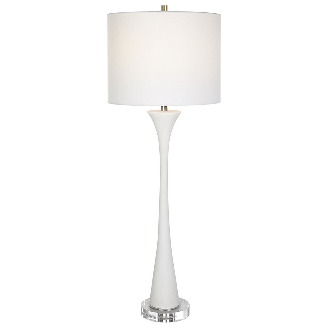 Fountain One Light Buffet Lamp in Brushed Nickel - available from The Lighting Shoppe, trusted by Canadian homeowners