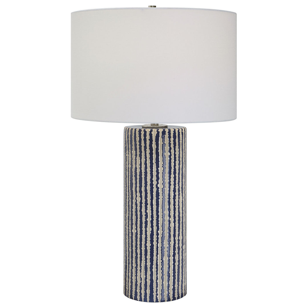 Havana One Light Table Lamp in Brushed Nickel - available from The Lighting Shoppe, trusted by Canadian homeowners