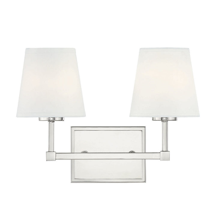 Meridian - M80052PN - Two Light Bathroom Vanity - Polished Nickel
