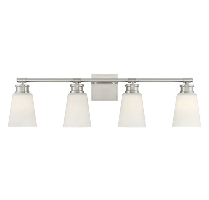 Meridian - M80056BN - Four Light Bathroom Vanity - Brushed Nickel