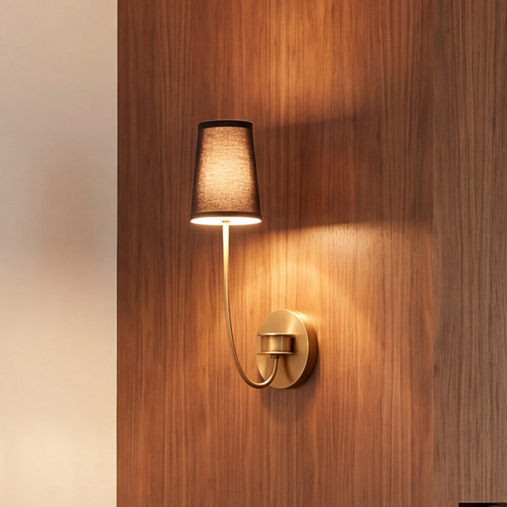 Meridian - M90064NB - One Light Wall Sconce - Natural Brass