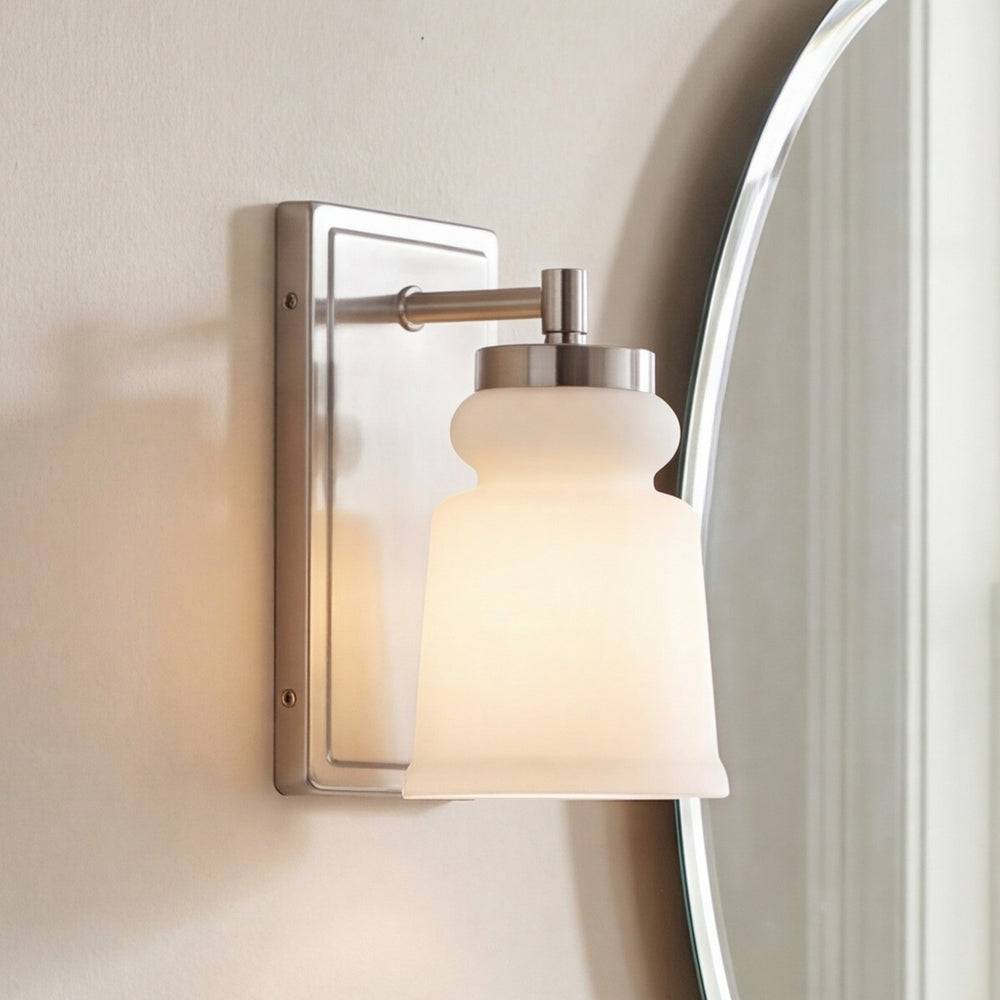 Meridian - M90073BN - One Light Wall Sconce - Brushed Nickel