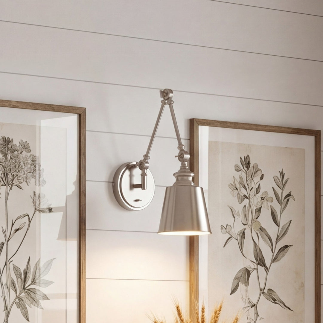 Meridian - M90089BN - Two Light Wall Sconce - Brushed Nickel