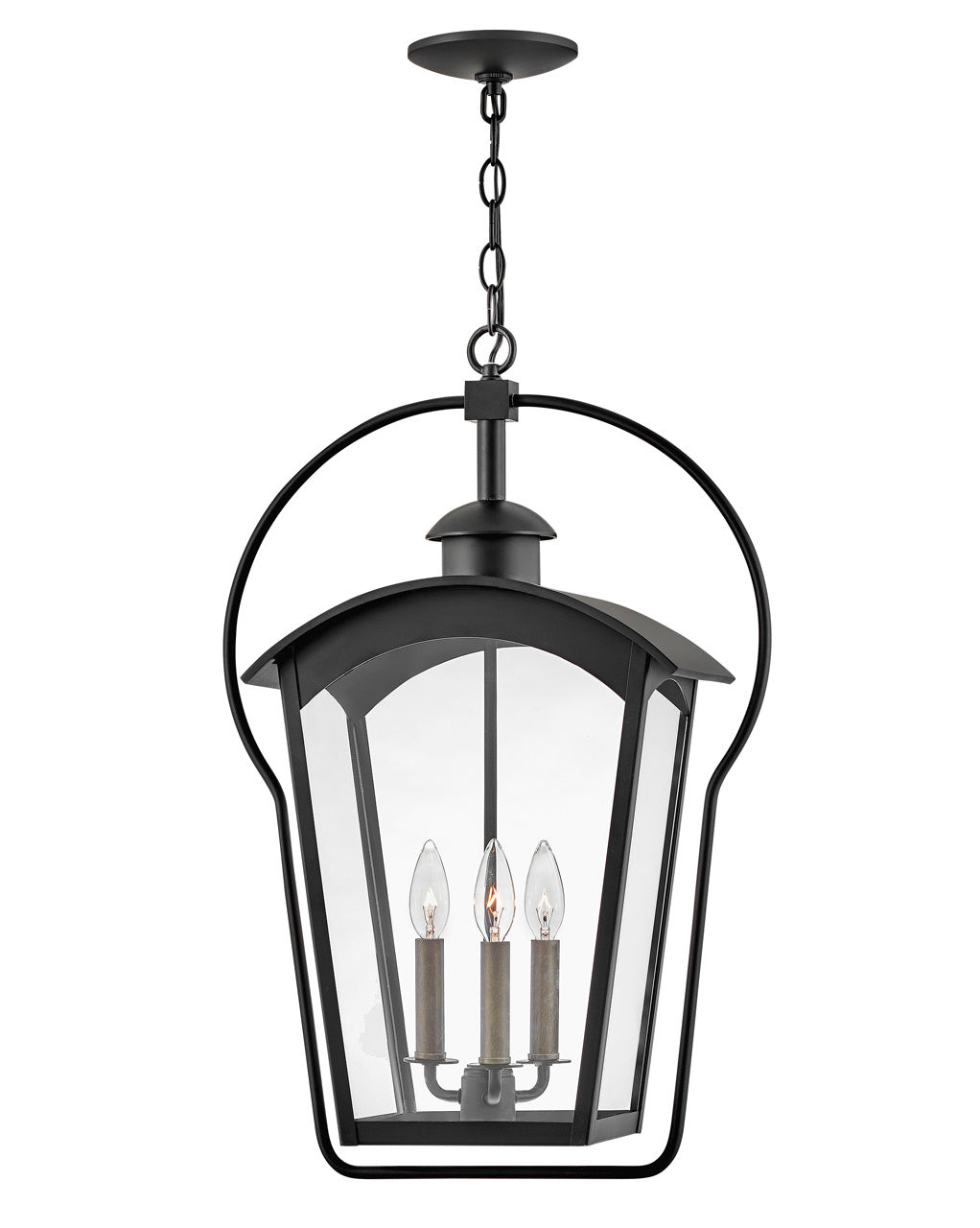 Yale LED Hanging Lantern in Black - available from The Lighting Shoppe, trusted by Canadian homeowners