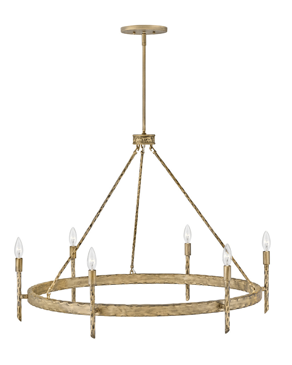 Tress LED Chandelier in Champagne Gold - available from The Lighting Shoppe, trusted by Canadian homeowners