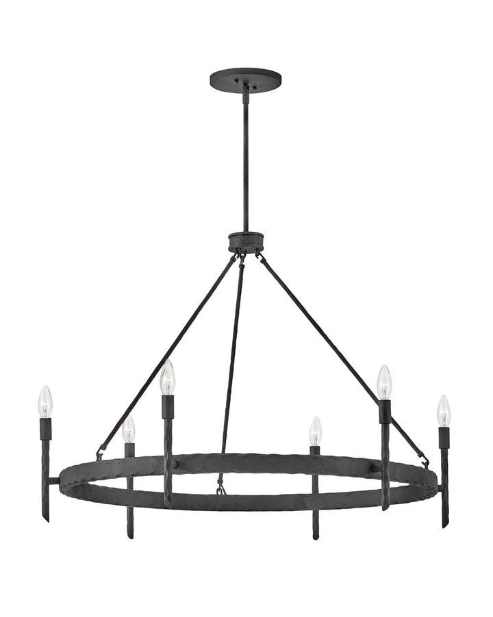 Hinkley Canada - 3678FE - LED Chandelier - Tress - Forged Iron
