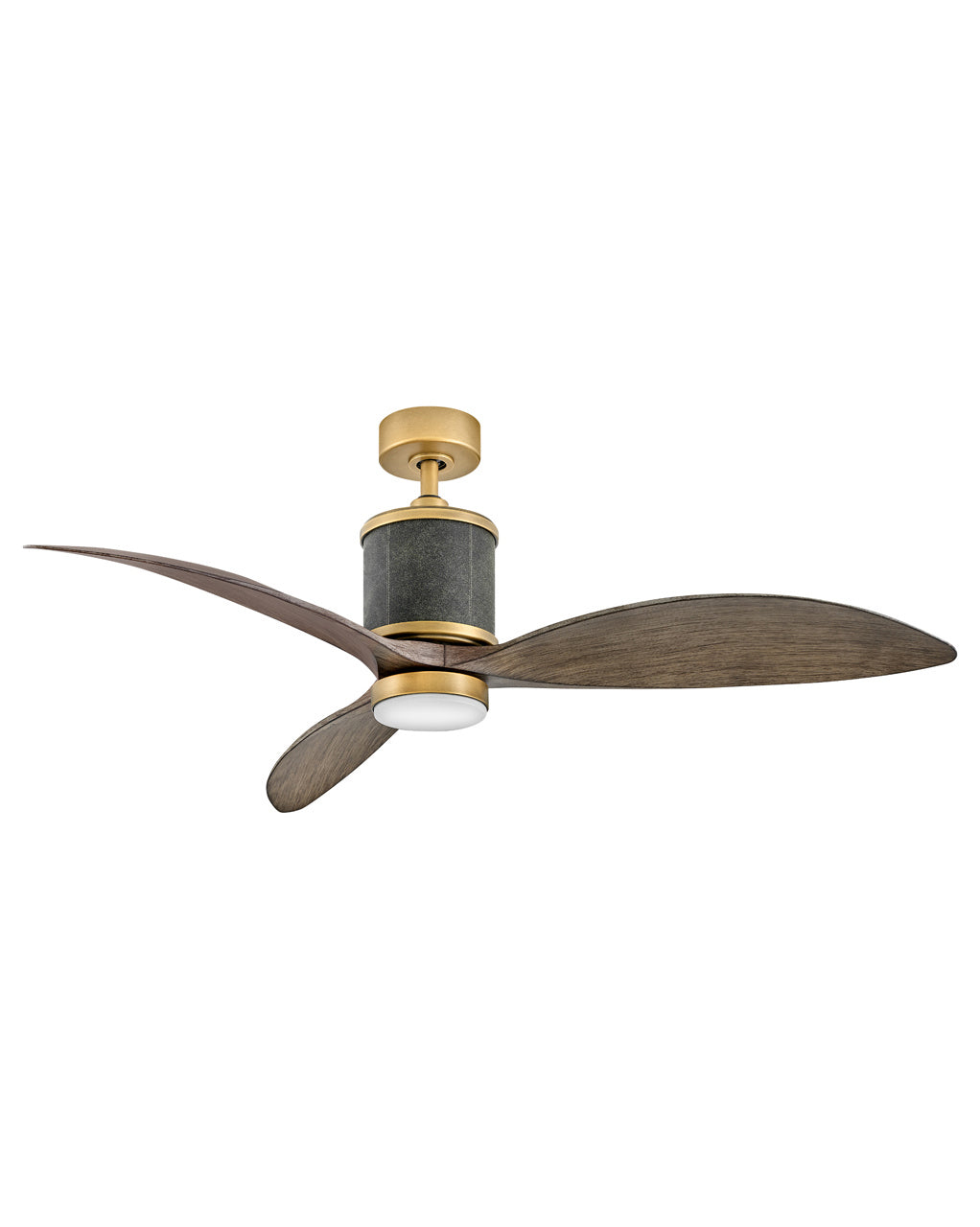 Merrick 60"Ceiling Fan in Heritage Brass - available from The Lighting Shoppe, trusted by Canadian homeowners