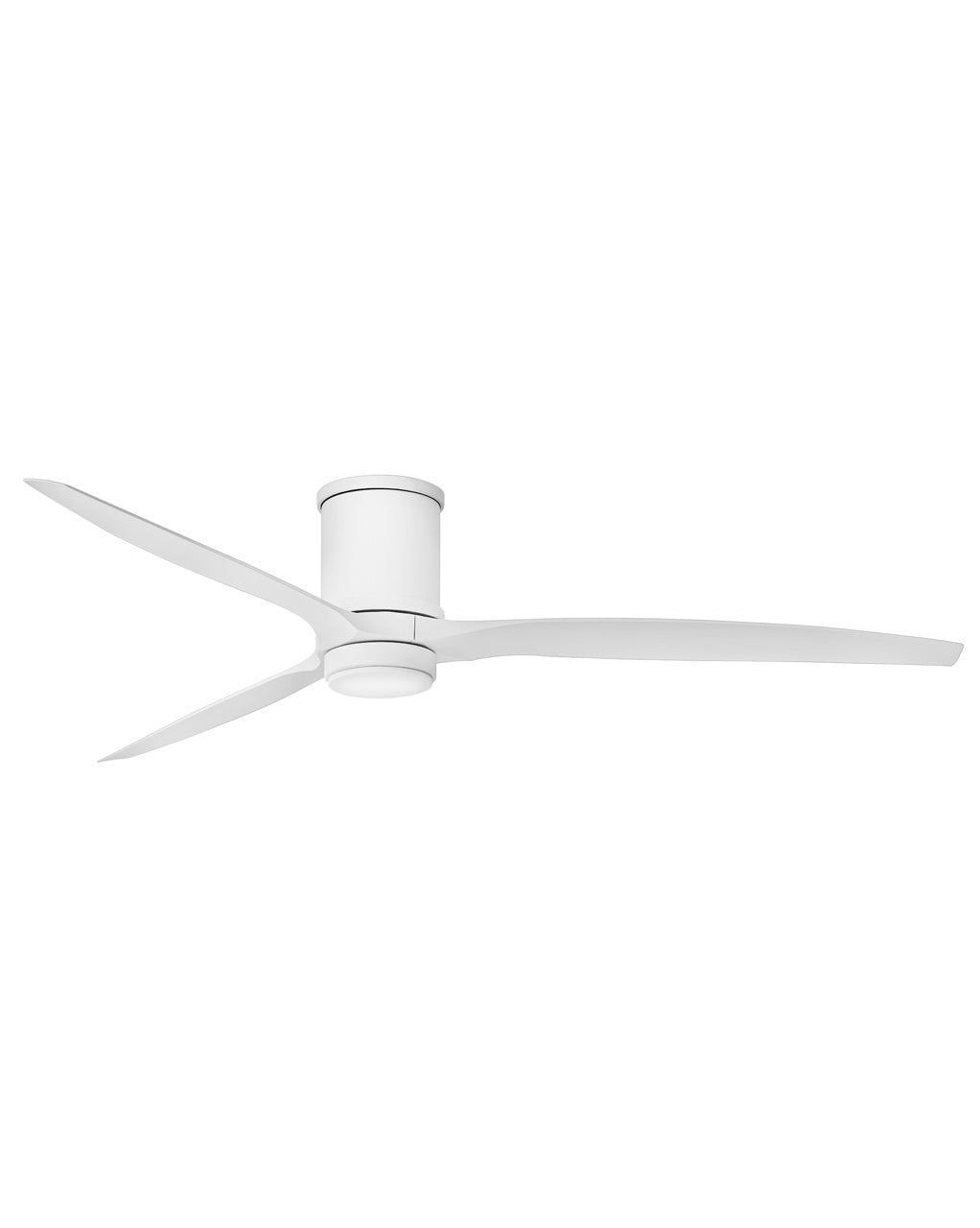 Hover Flush 72"Ceiling Fan in Matte White - available from The Lighting Shoppe, trusted by Canadian homeowners