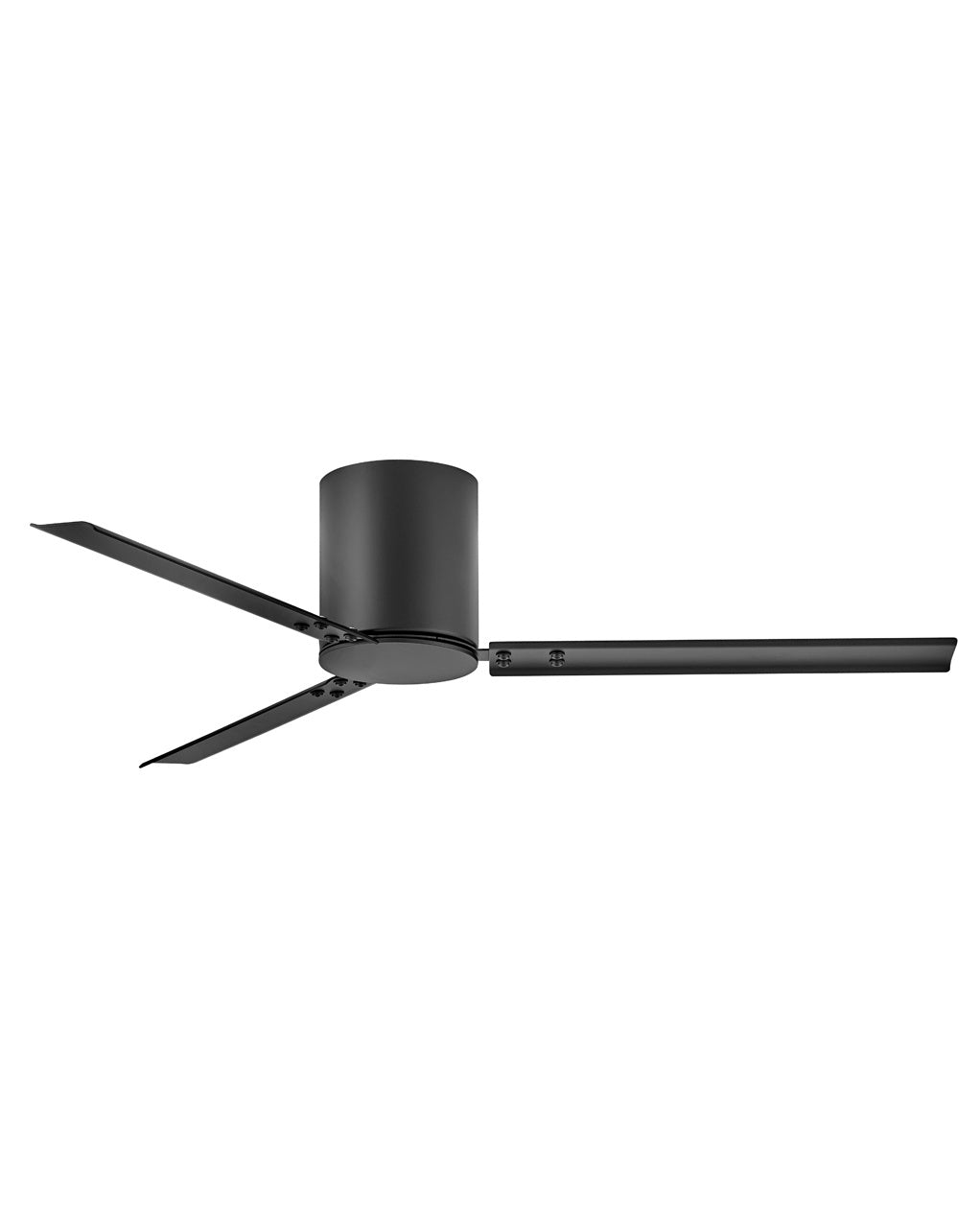 Indy Flush 58"Ceiling Fan in Matte Black - available from The Lighting Shoppe, trusted by Canadian homeowners