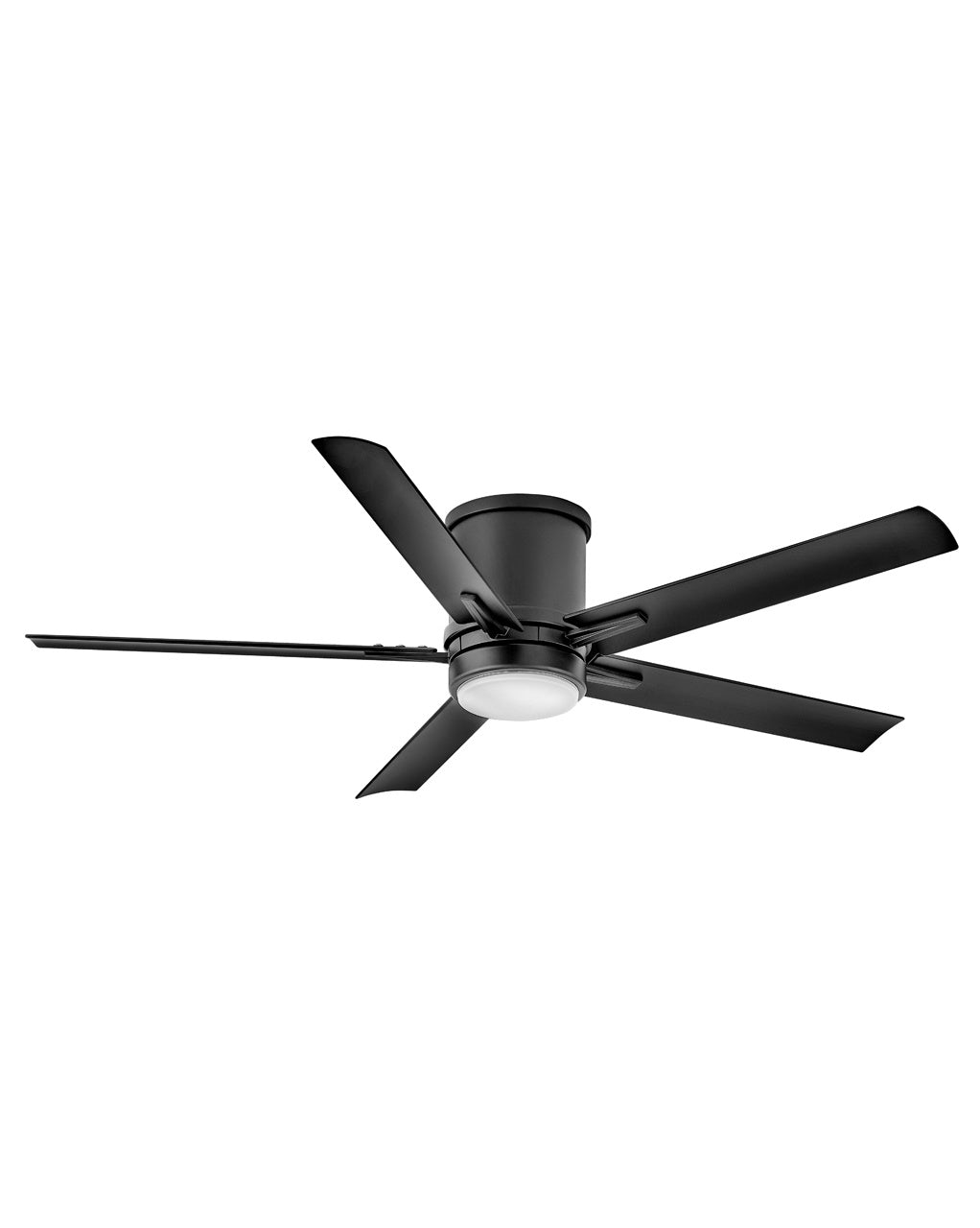 Vail Flush 52"Ceiling Fan in Matte Black - available from The Lighting Shoppe, trusted by Canadian homeowners