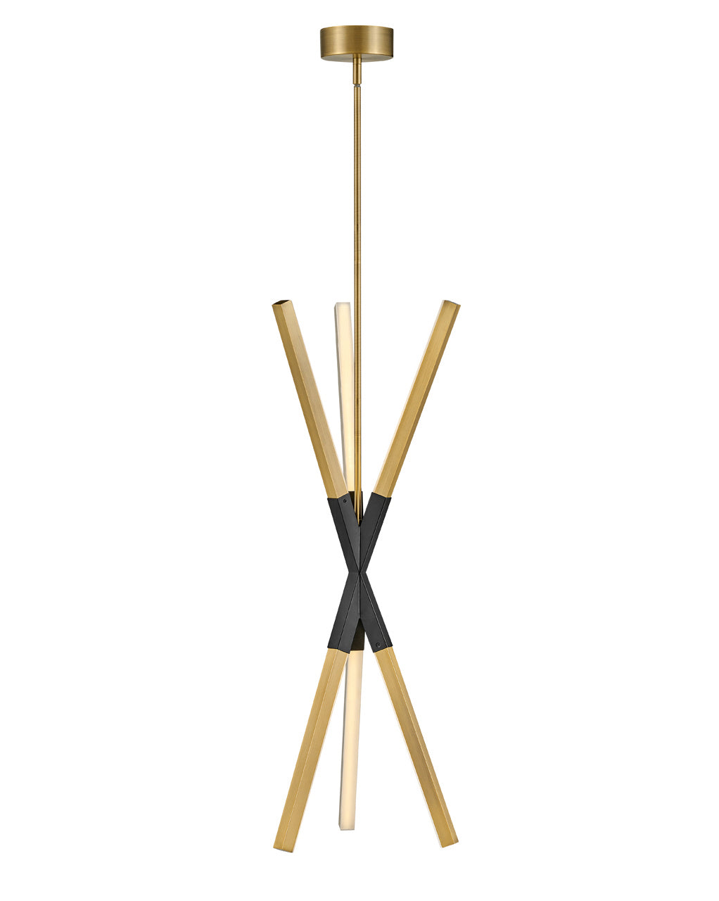 Rae LED Pendant in Lacquered Brass - available from The Lighting Shoppe, trusted by Canadian homeowners