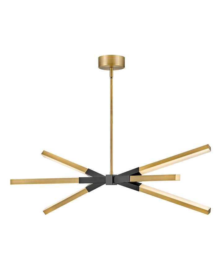 Fredrick Ramond Canada - FR30618LCB - LED Linear Pendant - Rae - Lacquered Brass