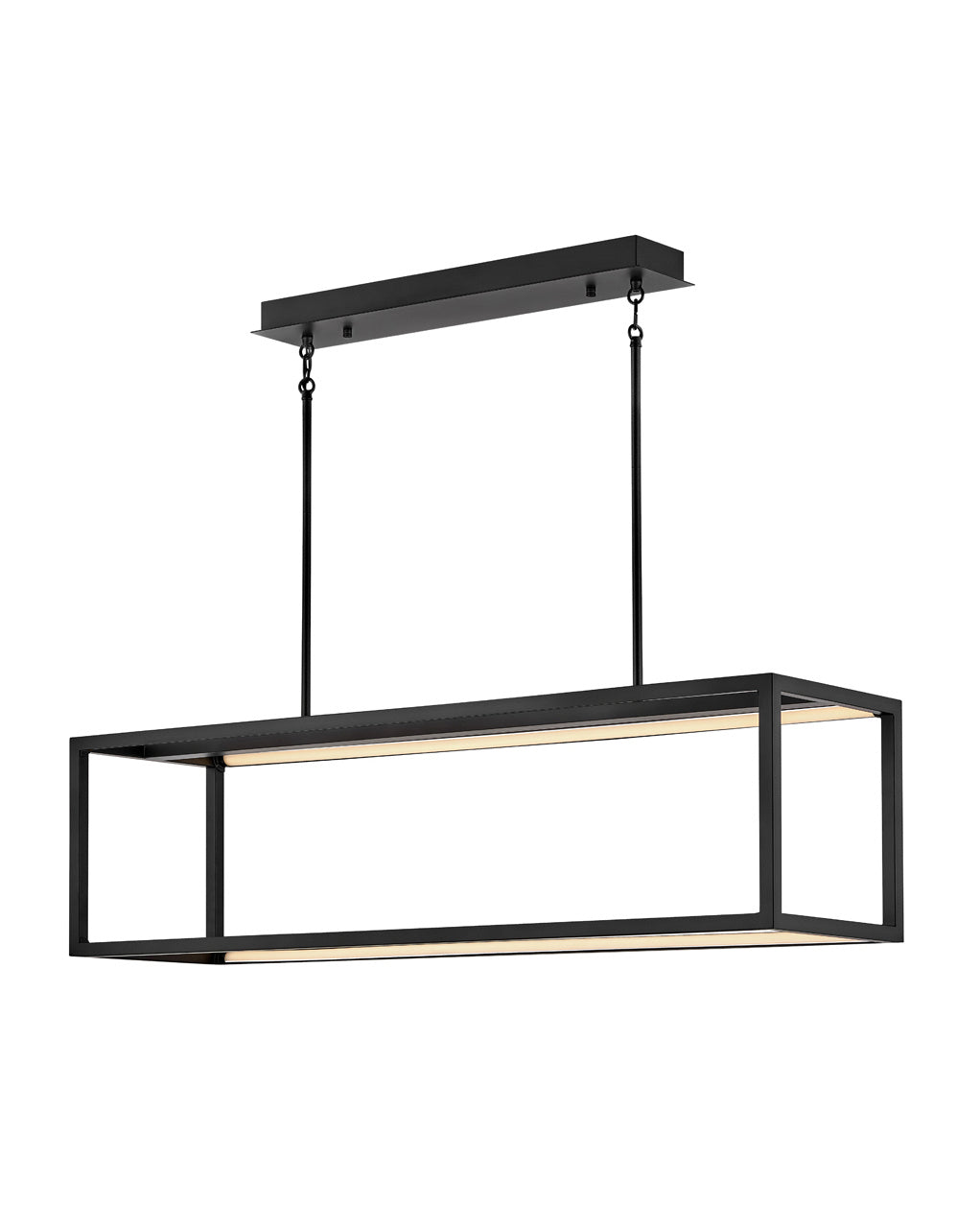 Onyx LED Linear Pendant in Black - available from The Lighting Shoppe, trusted by Canadian homeowners