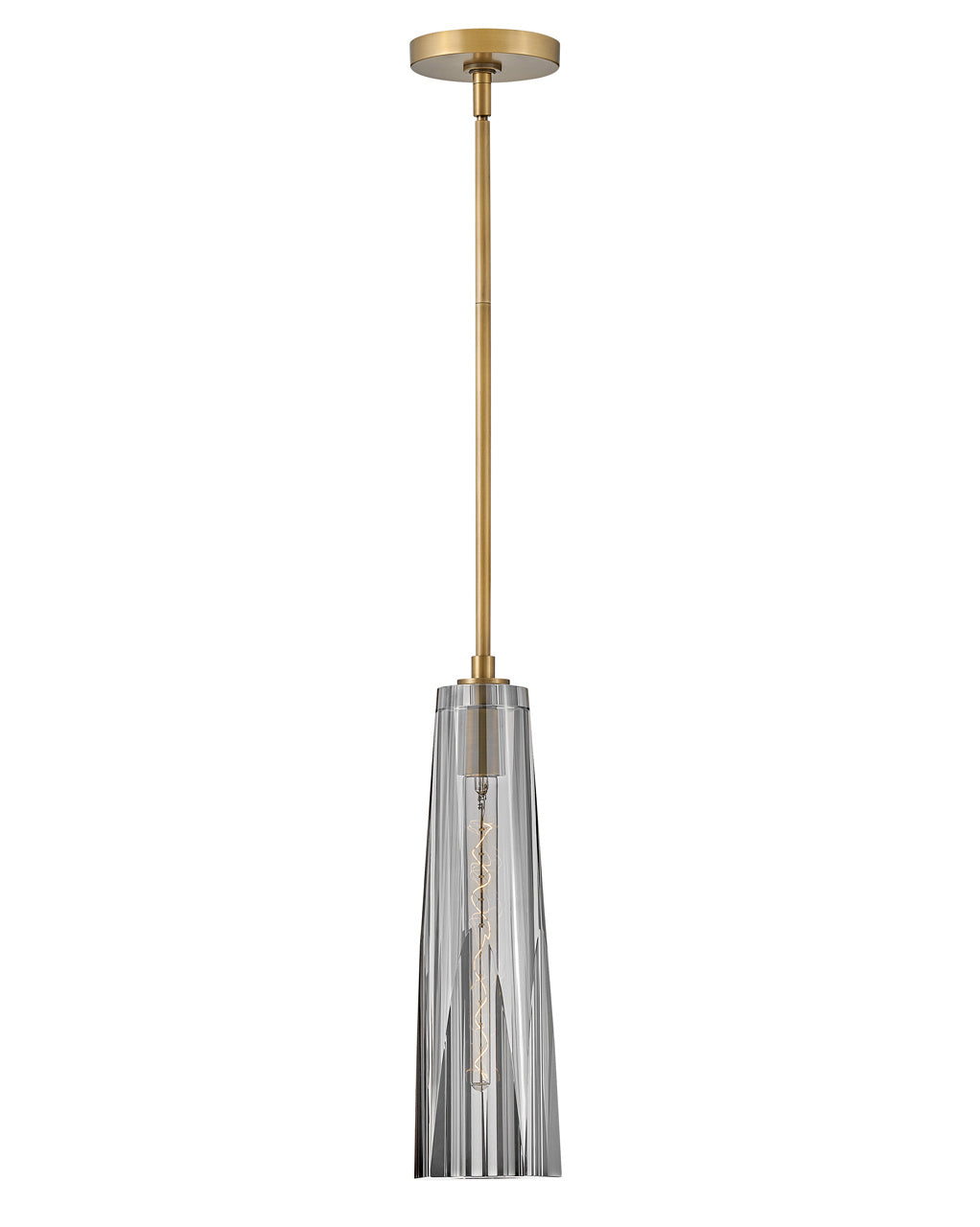 Cosette LED Pendant in Heritage Brass - available from The Lighting Shoppe, trusted by Canadian homeowners