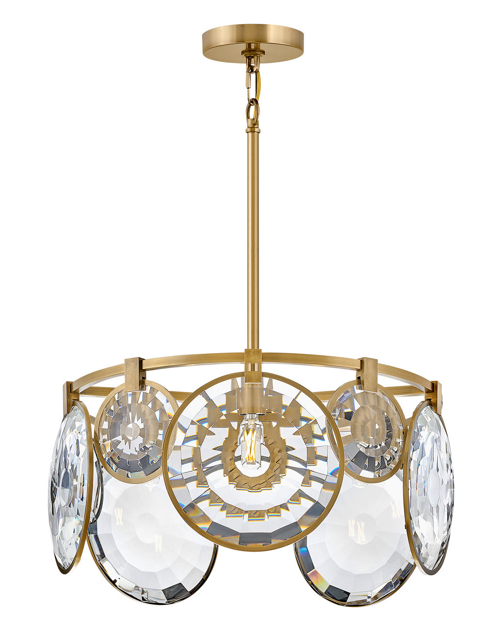 Nala LED Pendant in Heritage Brass - available from The Lighting Shoppe, trusted by Canadian homeowners