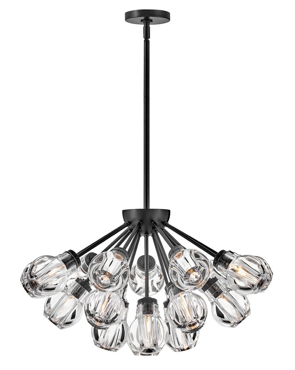 Elise LED Pendant in Black - available from The Lighting Shoppe, trusted by Canadian homeowners