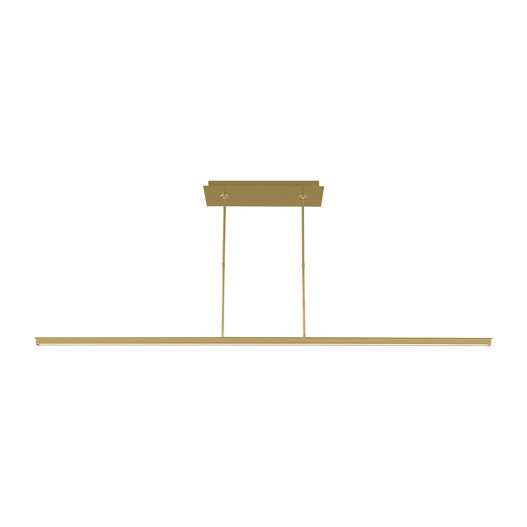 Visual Comfort Modern - 700LSSTG72NB-LED927 - LED Linear Suspension - Stagger - Natural Brass