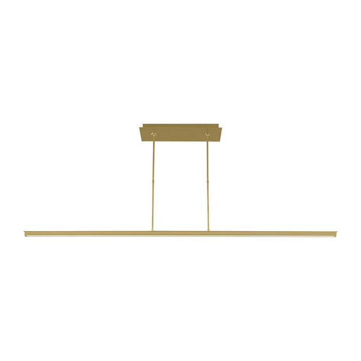 Visual Comfort Modern - 700LSSTG72NB-LED927 - LED Linear Suspension - Stagger - Natural Brass