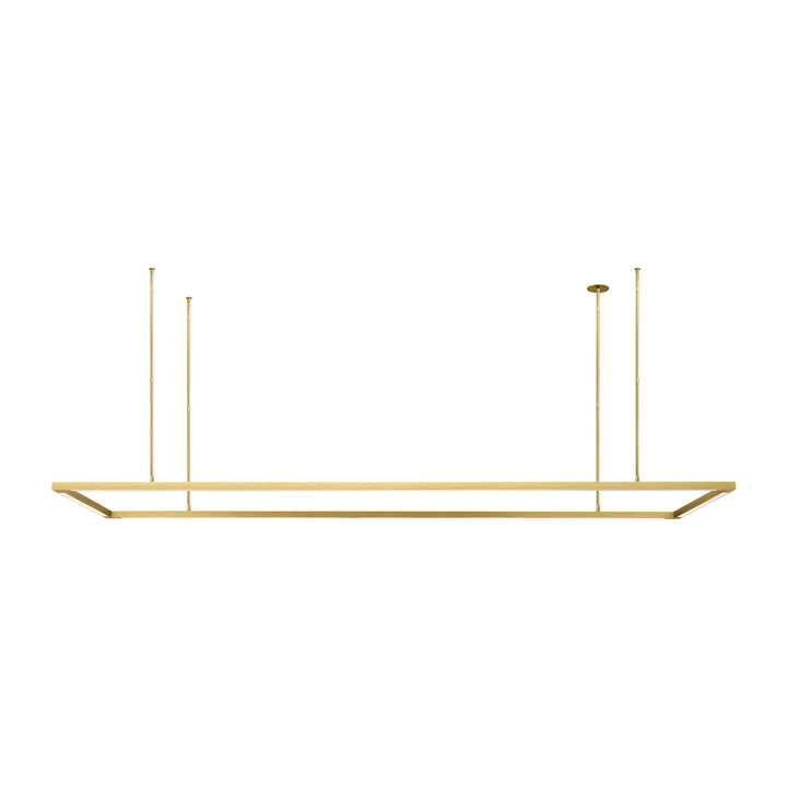 Visual Comfort Modern - 700LSSTG84NB-LED927 - LED Linear Suspension - Stagger - Natural Brass