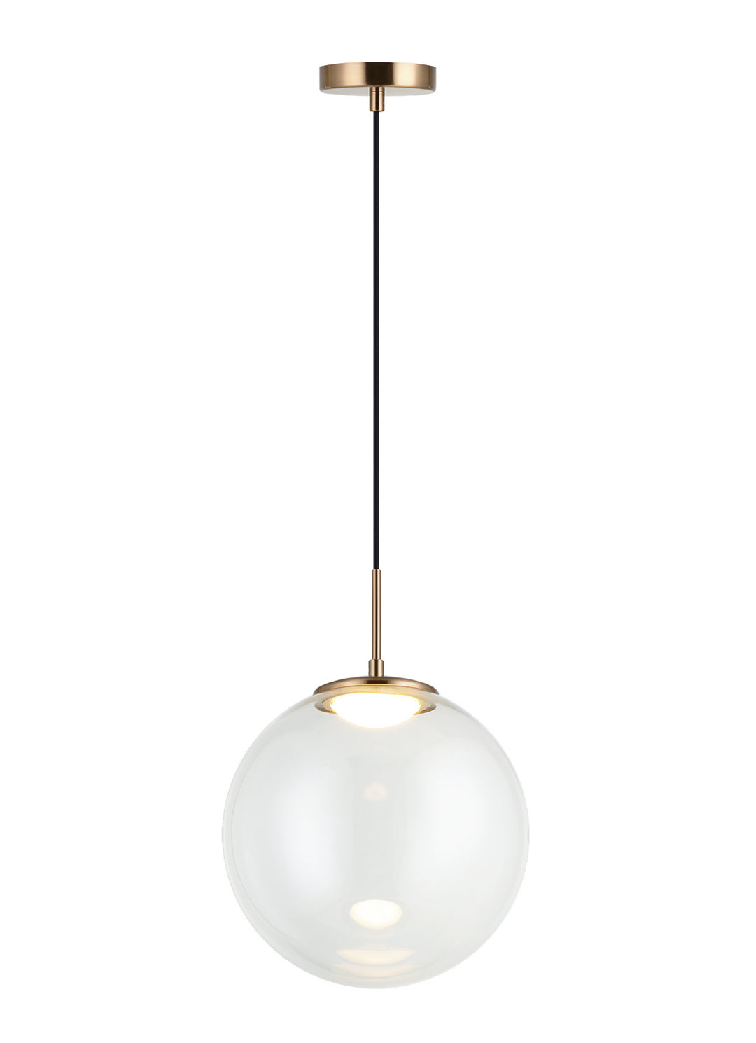 Boble LED Pendant in Aged Gold Brass - available from The Lighting Shoppe, trusted by Canadian homeowners