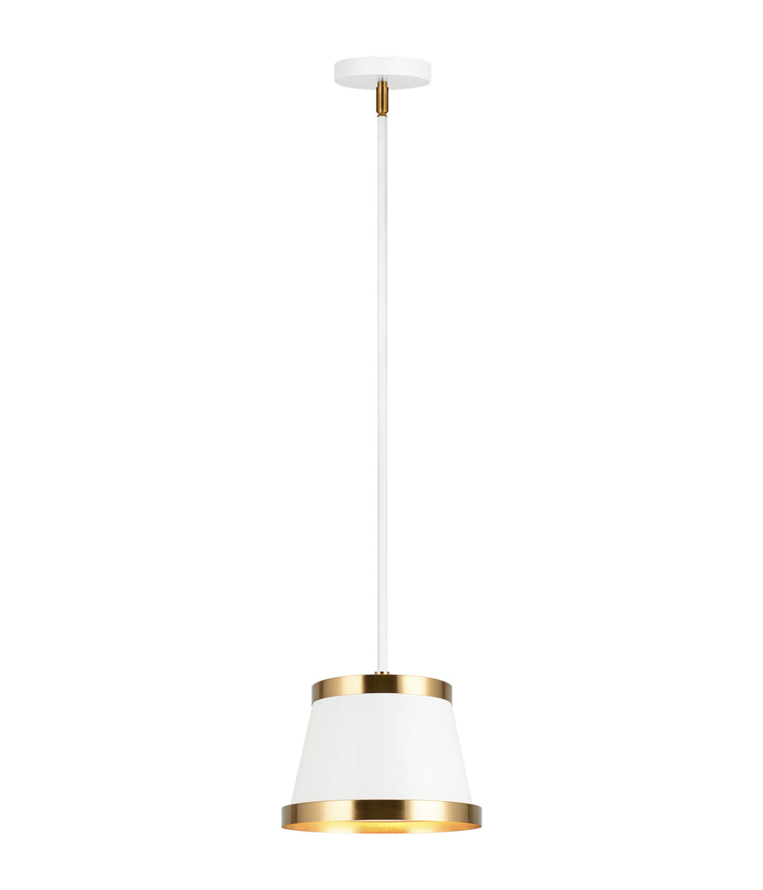 Caske One Light Pendant in White - available from The Lighting Shoppe, trusted by Canadian homeowners